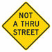 Traffic Sign 24 in x 24 in Yellow