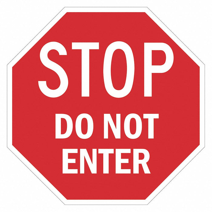 Traffic Sign 24 in x 24 in Aluminum