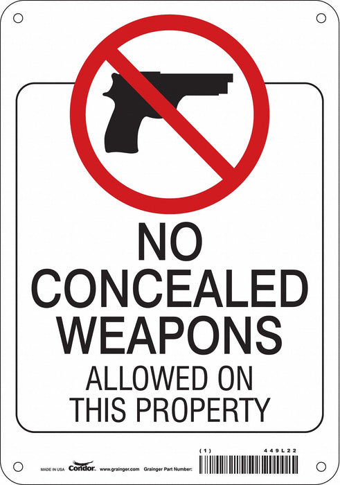 Safety Sign 10 in x 7 in Polyethylene