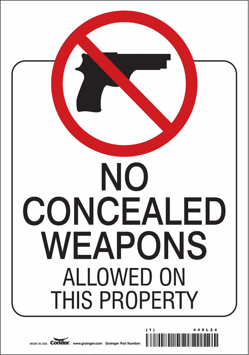Safety Sign 10 in x 7 in Vinyl
