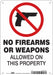 Safety Sign 10 in x 7 in Aluminum