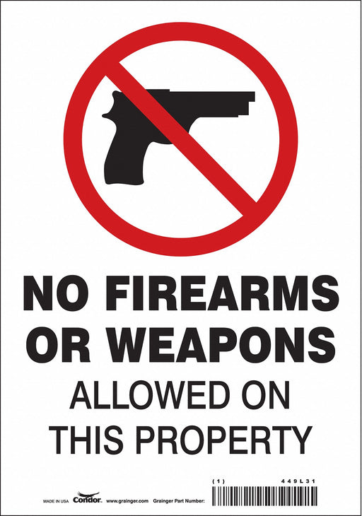 Safety Sign 10 in x 7 in Vinyl