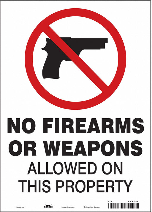 Safety Sign 14 in x 10 in Vinyl