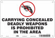 Safety Sign 7 in x 10 in Aluminum