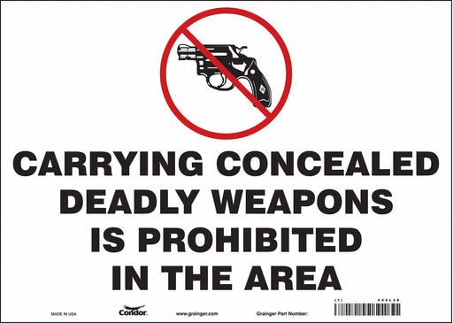 Safety Sign 10 in x 14 in Vinyl