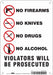 Safety Sign 10 in x 7 in Aluminum