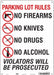 Safety Sign 14 in x 10 in Polyethylene