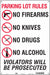 Safety Sign 18 in x 12 in Polyethylene