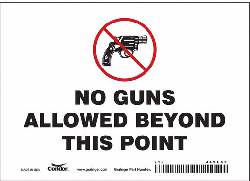 Safety Sign 5 in x 7 in Vinyl