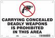 Safety Sign 7 in x 10 in Aluminum