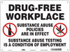 Safety Sign 18 in x 24 in Polyethylene