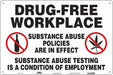 Safety Sign 24 in x 36 in Polyethylene