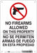 Safety Sign 10 in x 7 in Polyethylene