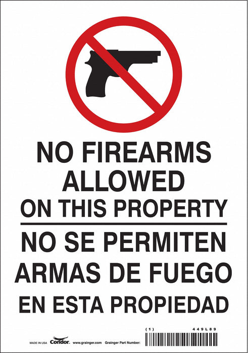 Safety Sign 10 in x 7 in Vinyl