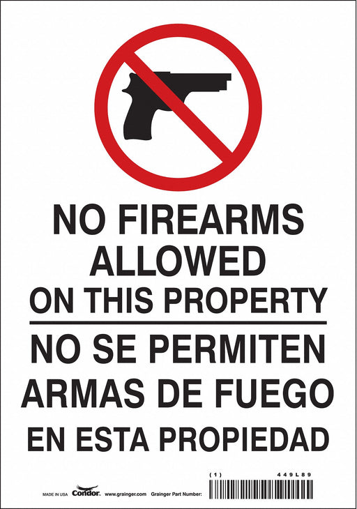 Safety Sign 10 in x 7 in Vinyl