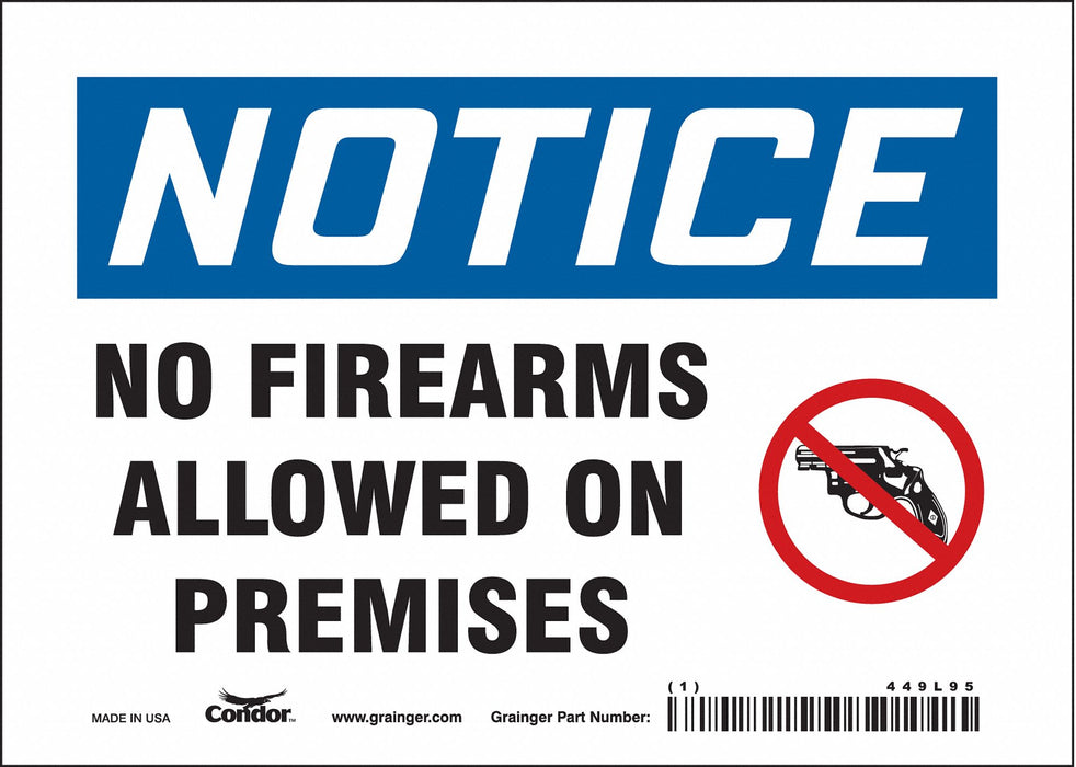 Safety Sign 5 in x 7 in Vinyl