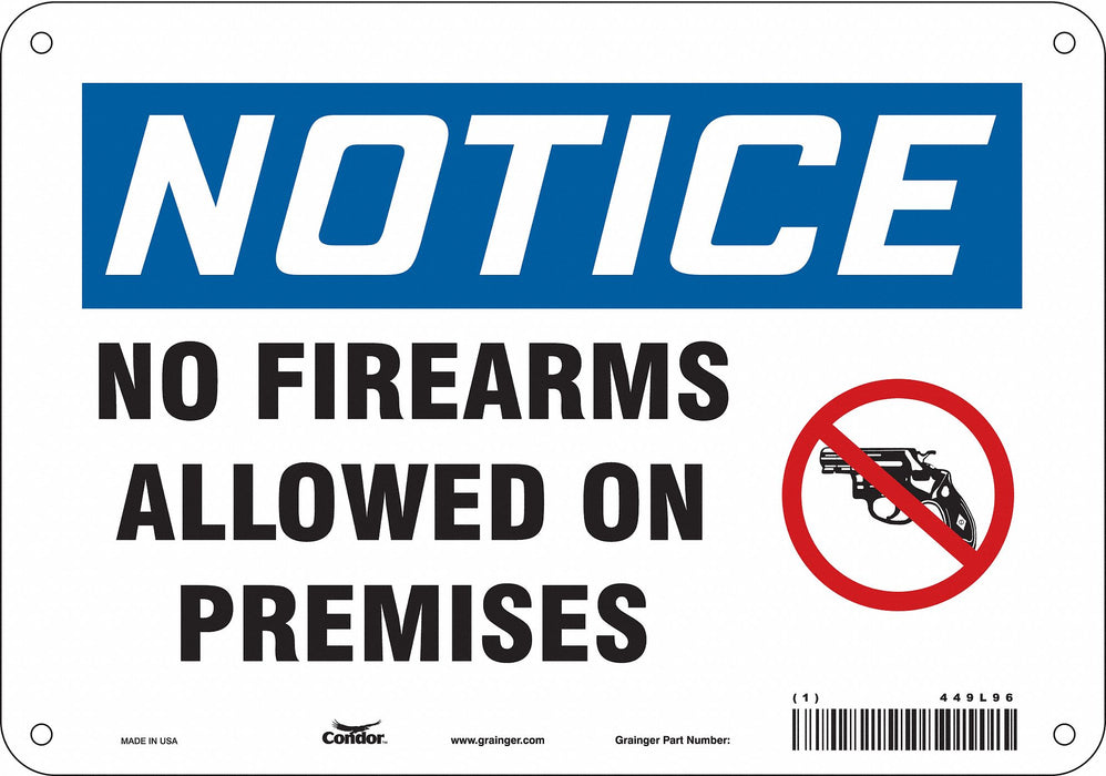 Safety Sign 7 in x 10 in Vinyl