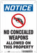 Safety Sign 10 in x 7 in Polyethylene