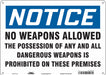 Safety Sign 10 in x 14 in Polyethylene