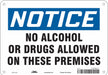 Safety Sign 7 in x 10 in Aluminum