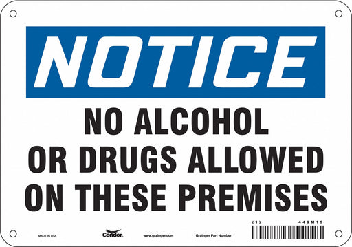 Safety Sign 7 in x 10 in Vinyl