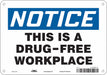 Safety Sign 7 in x 10 in Aluminum