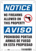 Safety Sign 10 in x 7 in Aluminum