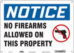 Safety Sign 10 in x 14 in Aluminum
