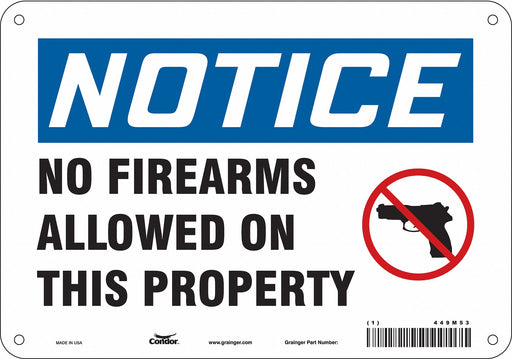 Safety Sign 7 in x 10 in Vinyl