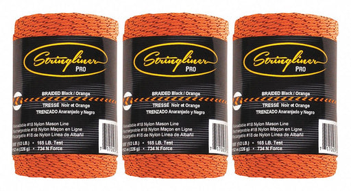 Mason s Line Black/Orange Nylon 500 PK3