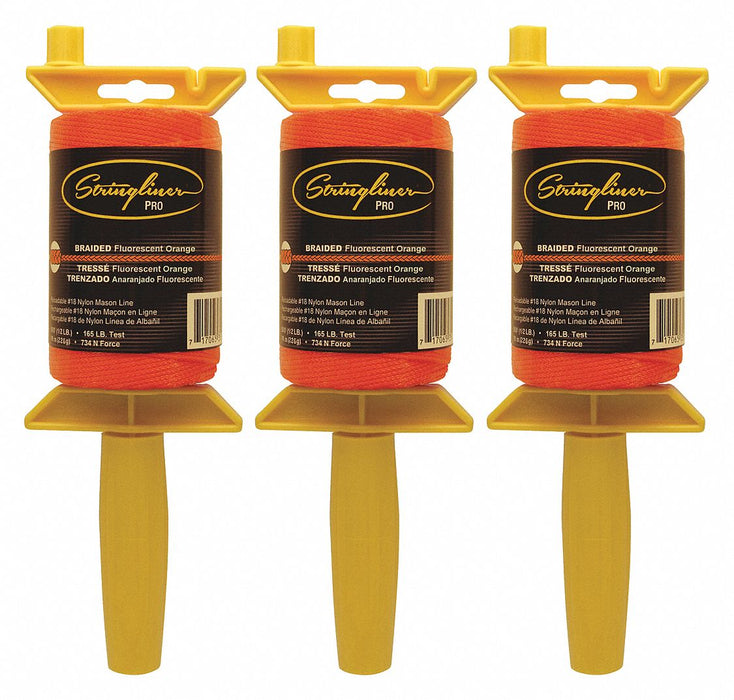 Mason sLineReel FluorOrange 500 PK3