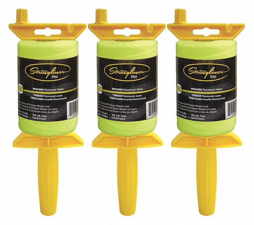 Mason s Line Reel FluorYellow 500 PK3