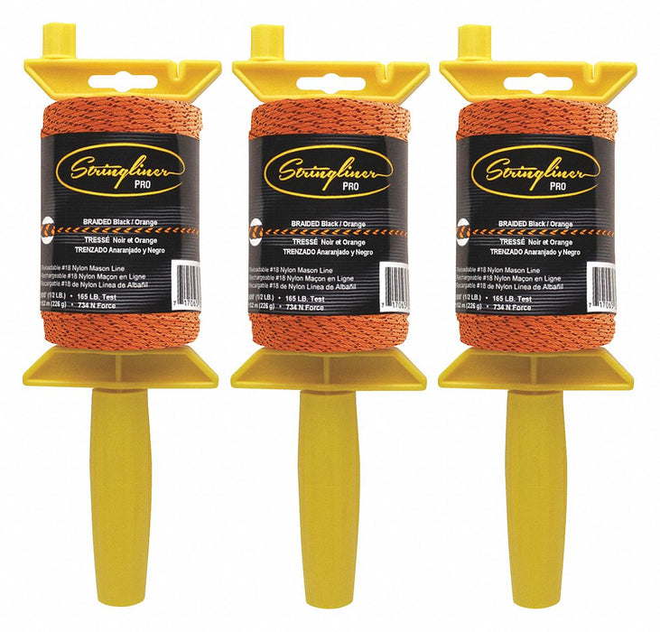 Mason s Line Reel Black/Orange 500 PK3