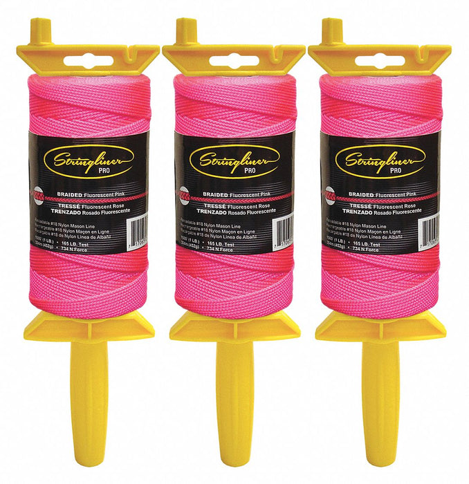 Mason s Line Reel FluorPink 1 000 PK3