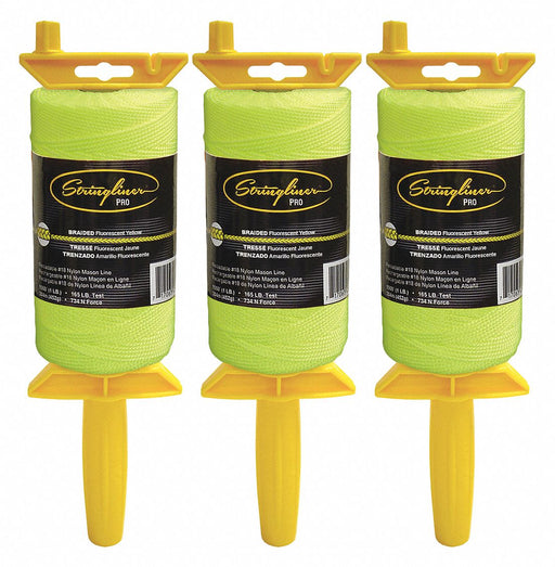 Mason s Line Reel FluorYellow 1 000 PK3