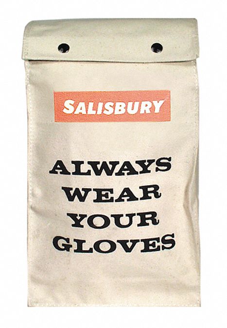 Glove Bag Beige Canvas 16 in