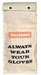 Glove Bag Beige Canvas 18 in