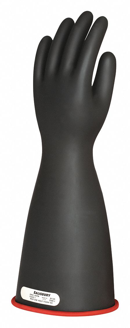 J3413 ElectrcInslatedGloves Sz10 Blk Rubber PR