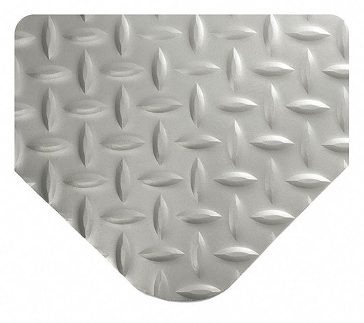 Diamond-Plate Spongecote Mat Gry 3x25ft