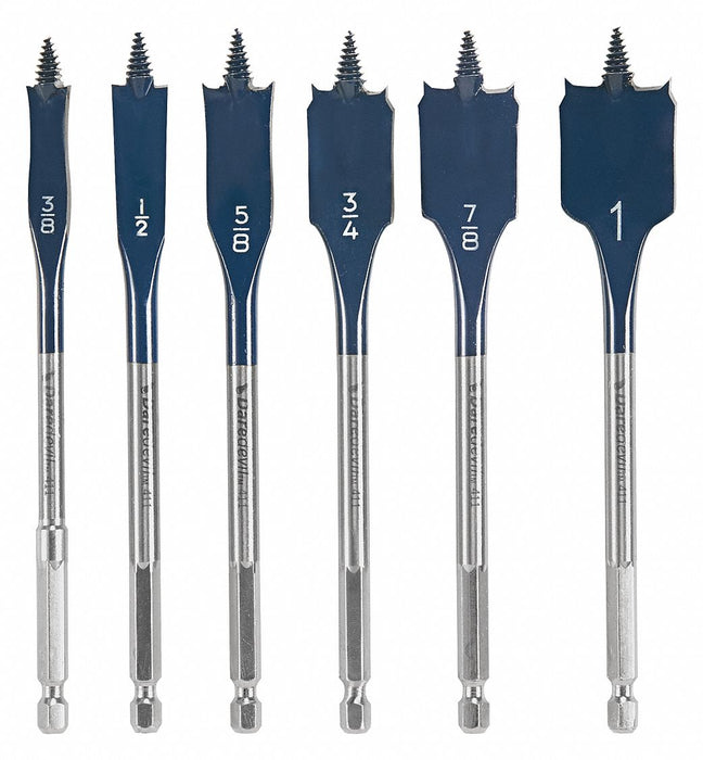 DareDevil 6 Pc Spade Bit Set