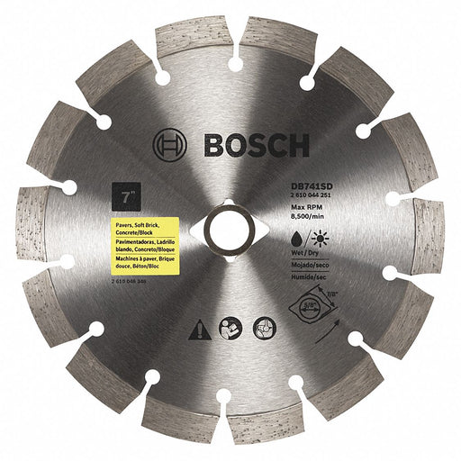 Diamond Saw Blade Blade Dia 7 in.