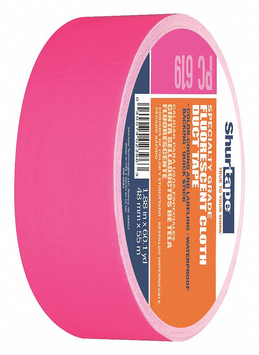Duct Tape Fluorescent Pink 1 7/8inx60yd
