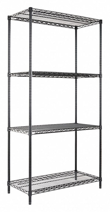 Wire Shelving Unit 4-Shelf 36 x18 x72 