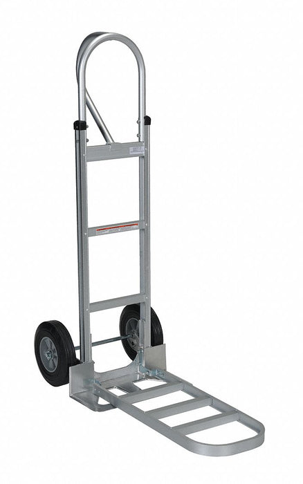 Alum P-Handle Hand Truck Hard Rubber