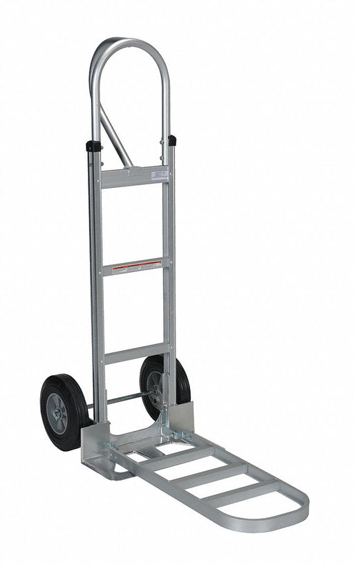 Alum P-Handle Hand Truck Hard Rubber