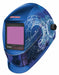 Auto Dark Weld Helmet 5-8/9-13 Blu/Wht