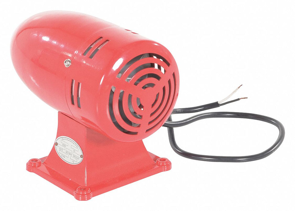 Warning Siren Steel Red
