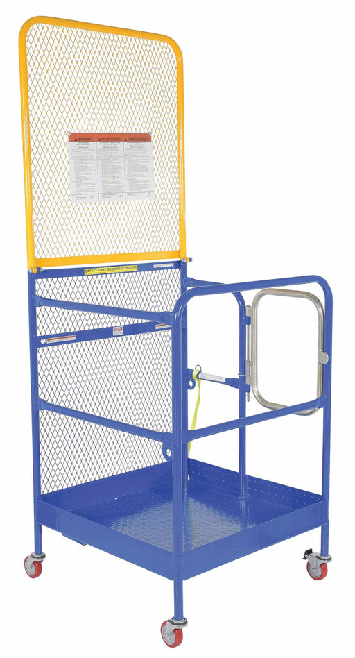Rolling Work Platform Blue 1 000 lb