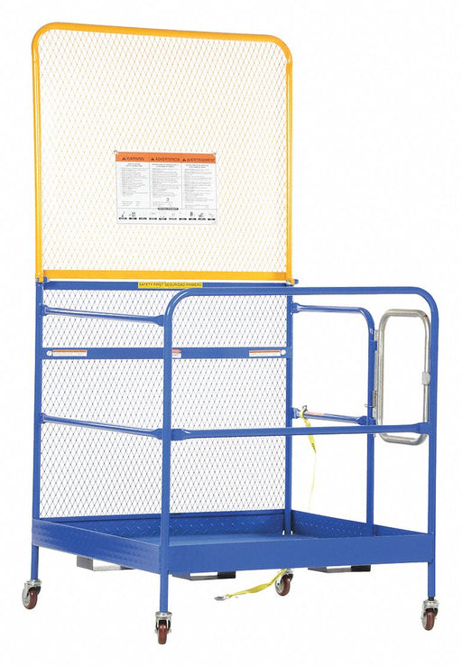Rolling Work Platform Blue 1 000 lb