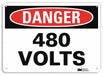 Danger Sign 7 inx10 in Plastic